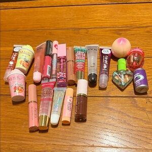 Assorted Lip Gloss and Balm Collection- 20 pieces
